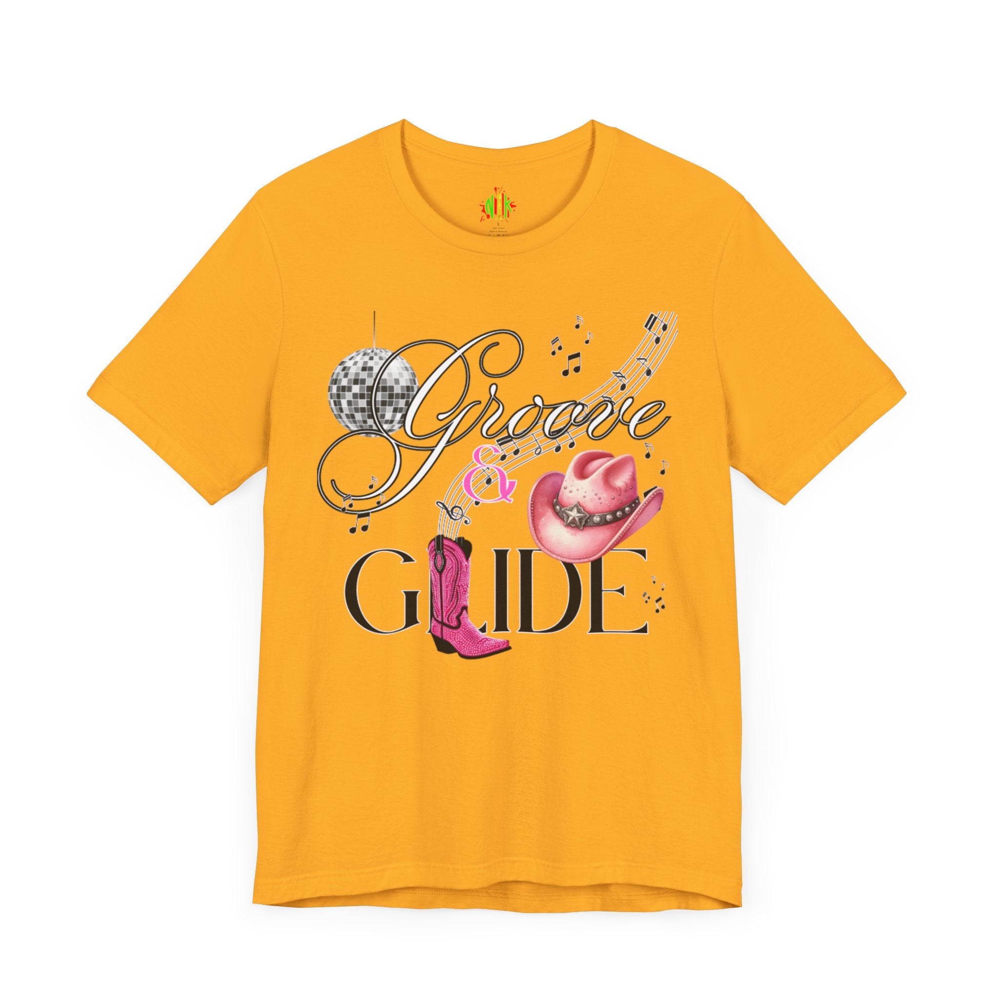 Groove and Glide Graphic Tee - Unisex Short Sleeve T-Shirt for Music Lovers